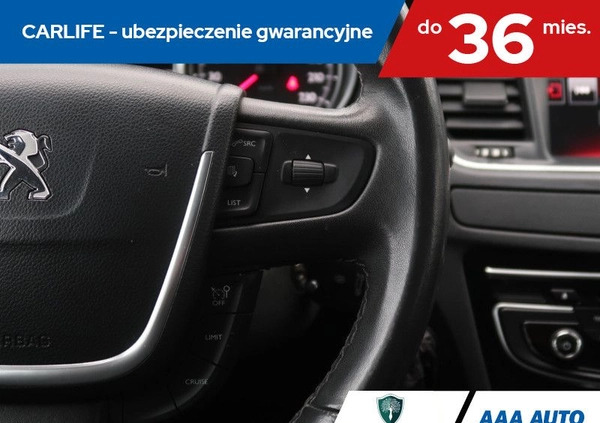 Peugeot 508 cena 49000 przebieg: 202630, rok produkcji 2015 z Sieradz małe 277